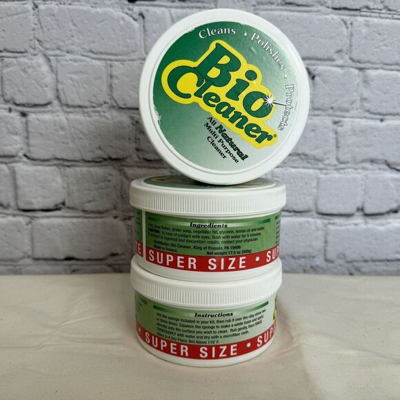 Bio Cleaner All Natural Multi Purpose Cleaner 3 Pack of Supersize 17.5 Oz Jars - Picture 2 of 2